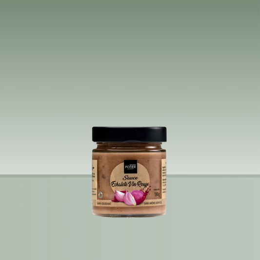 MAISON POTIER  | SALSA CHALOTA Y VINO TINTO 180gr