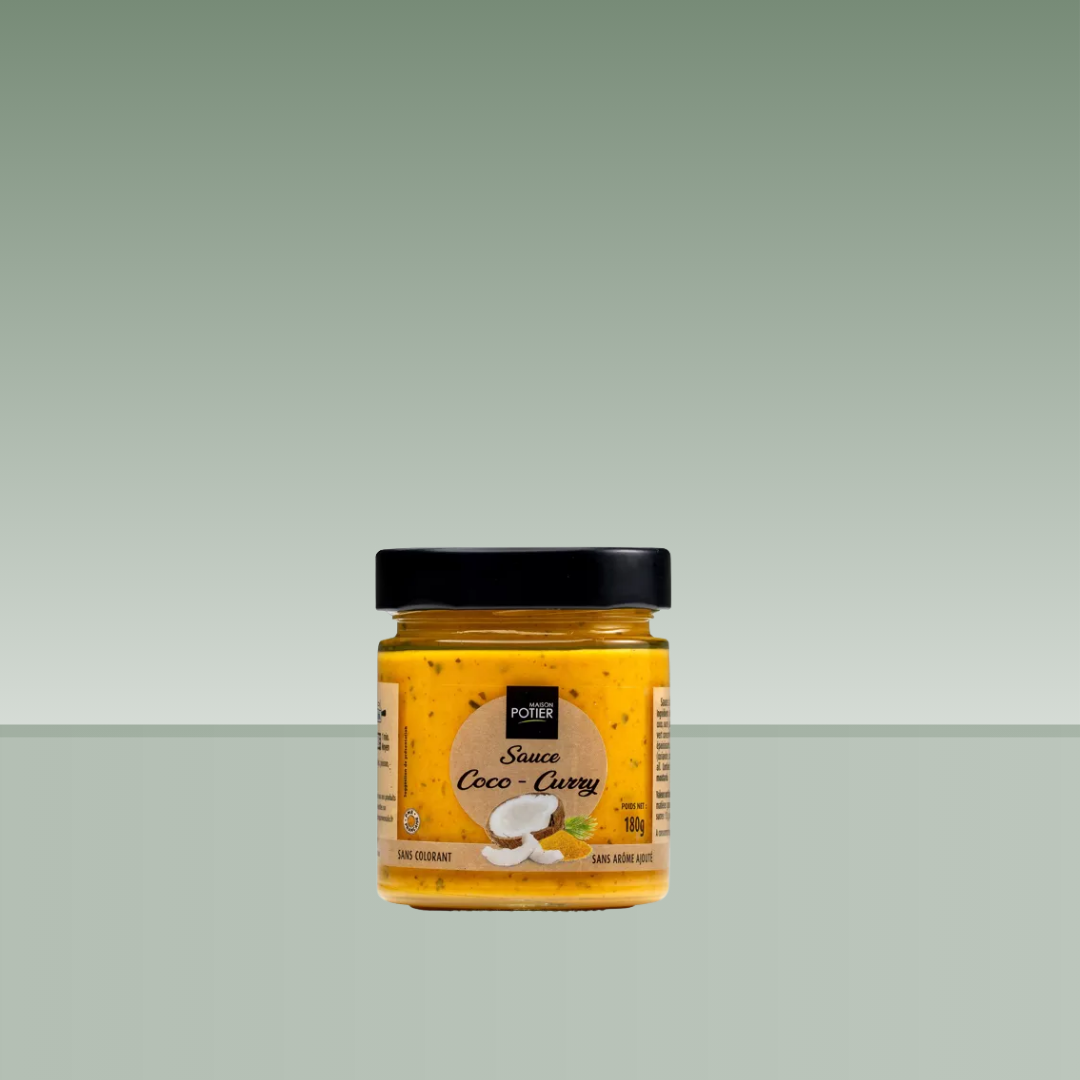 MAISON POTIER  | SALSA DE COCO Y CURRY 180gr