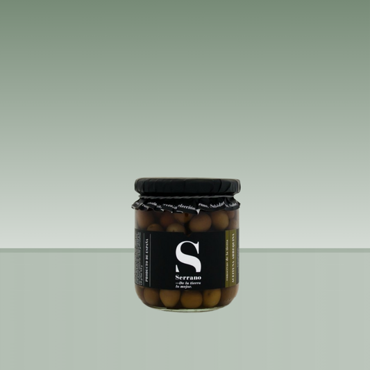 SERRANO | ACEITUNA ARBEQUINA 350gr