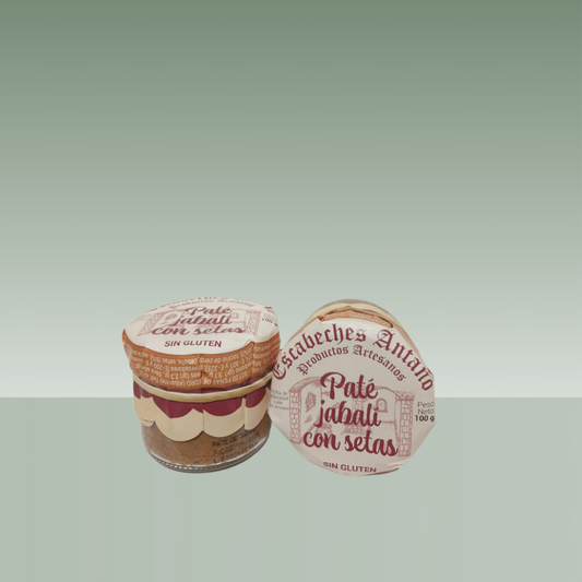 ESCABECHES ANTAÑO | PATE JABALI CON SETAS 110gr