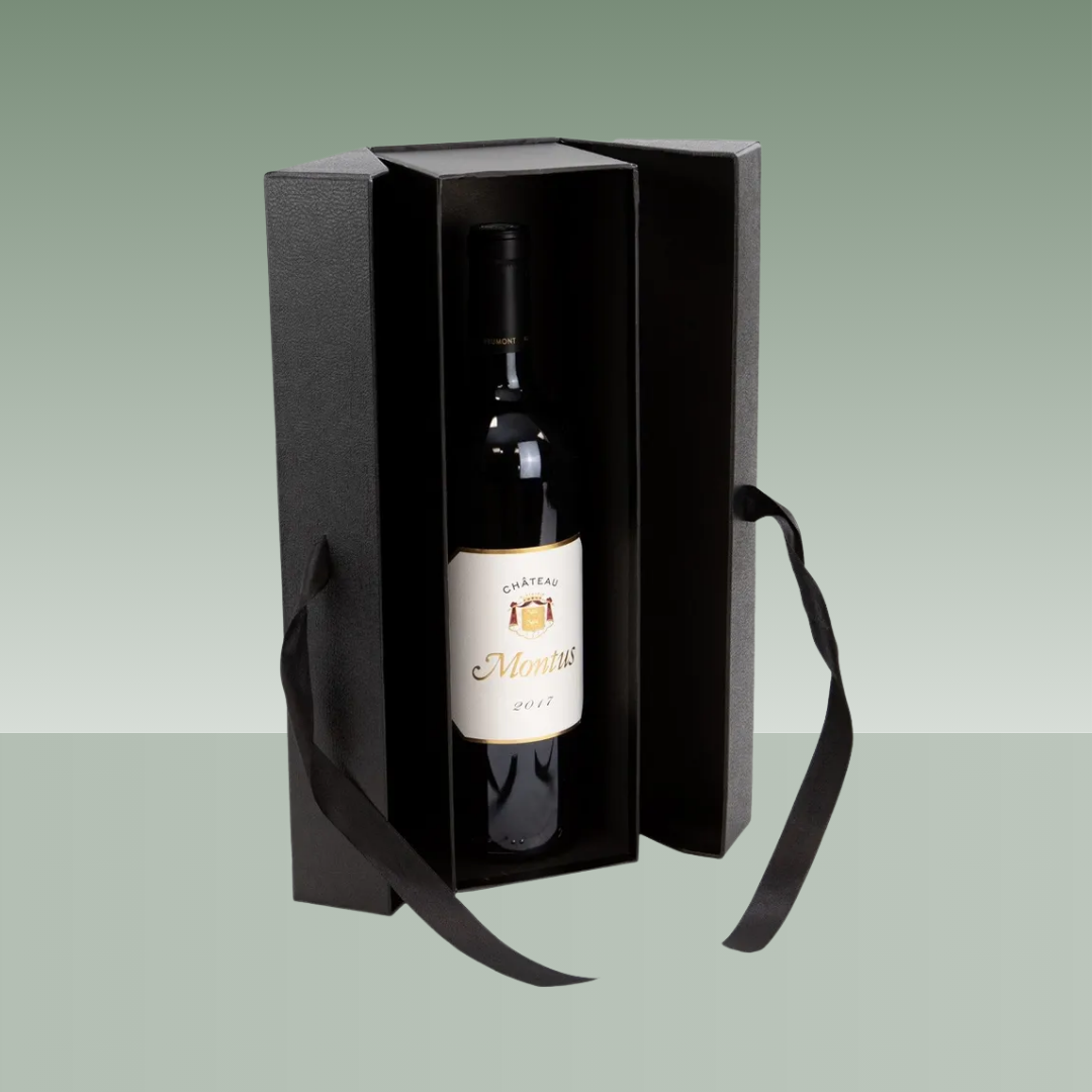 ESTUCHE NEGRO 1 BOTELLA CON CIERRE