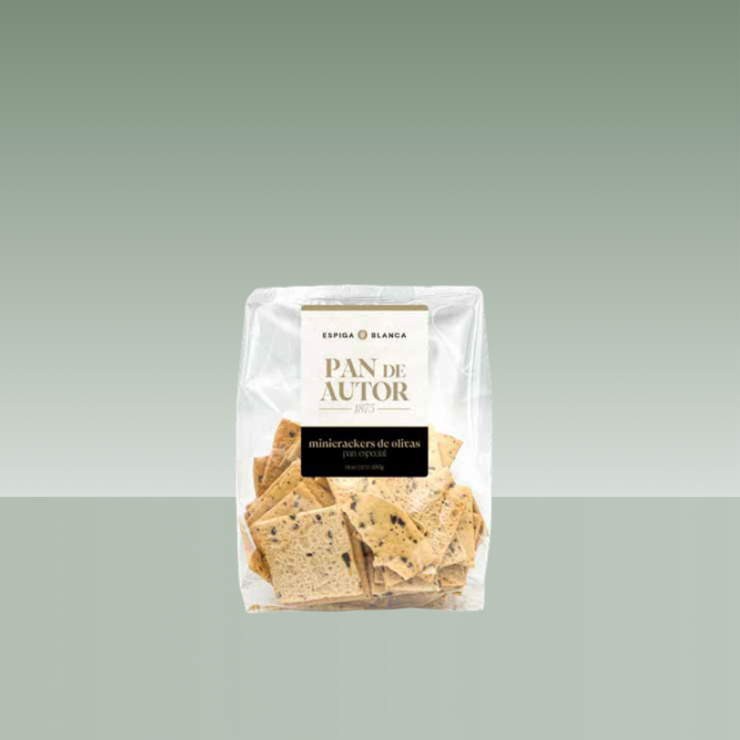 ESPIGA BLANCA | MINI CRACKERS OLIVAS PAN DE AUTOR 180gr
