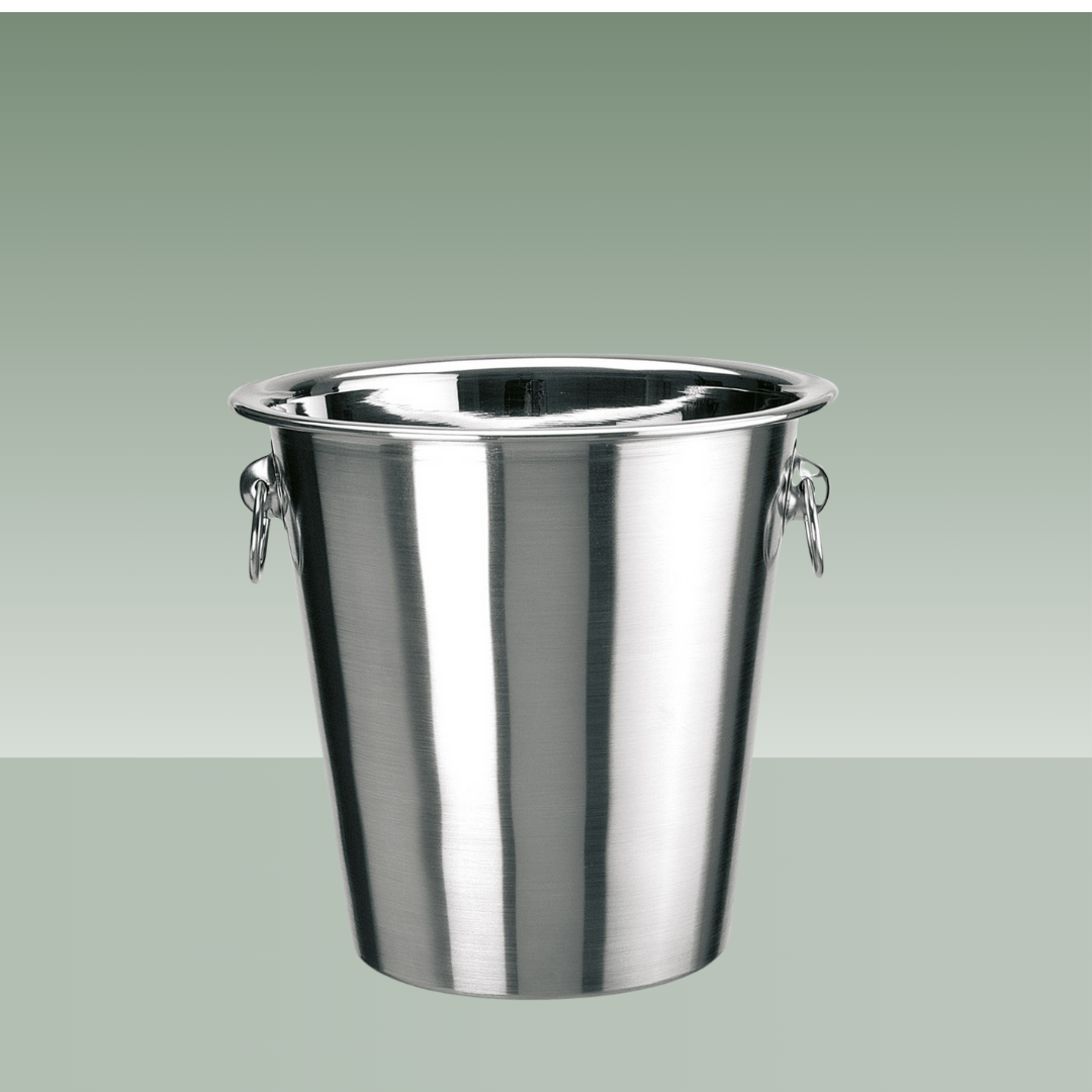 CHAMPANERA INOX CON ANILLAS