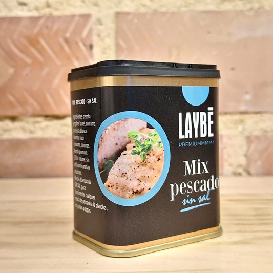 LAYBÉ LATA MIX PESCADO SIN SAL 60gr