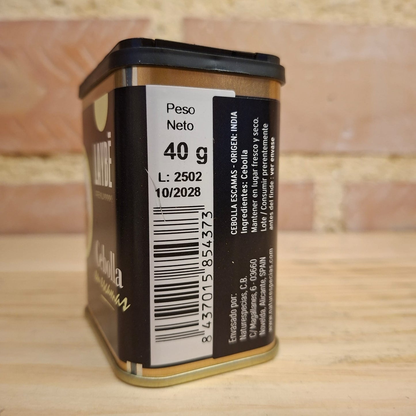 LAYBÉ | LATA CEBOLLA EN ESCAMAS 40gr