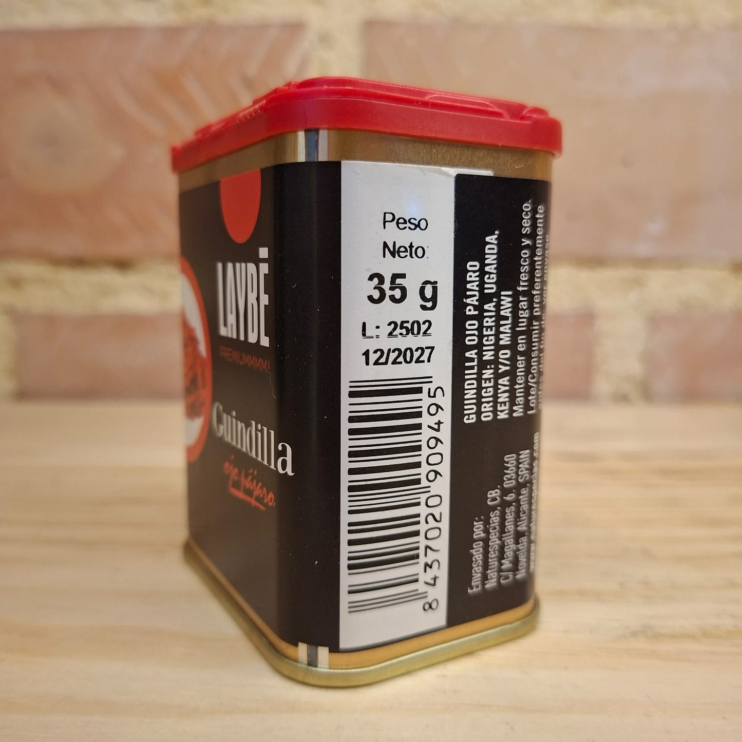 LAYBÉ LATA GUINDILLA OJO DE PÁJARO 35gr