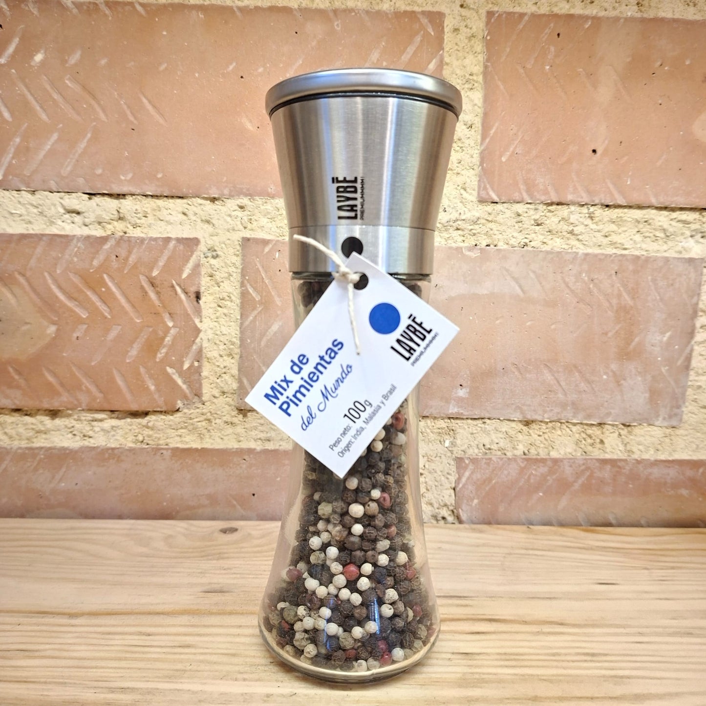 LAYBÉ | MOLINILLO CRISTAL MIX PIMIENTAS DEL MUNDO 100gr