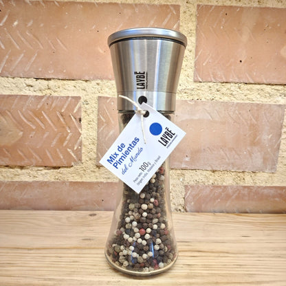 LAYBÉ | MOLINILLO CRISTAL MIX PIMIENTAS DEL MUNDO 100gr
