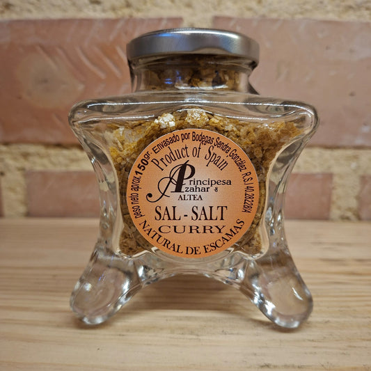 PRINCIPE DE AZAHAR | SAL ESCAMAS CURRY 150gr