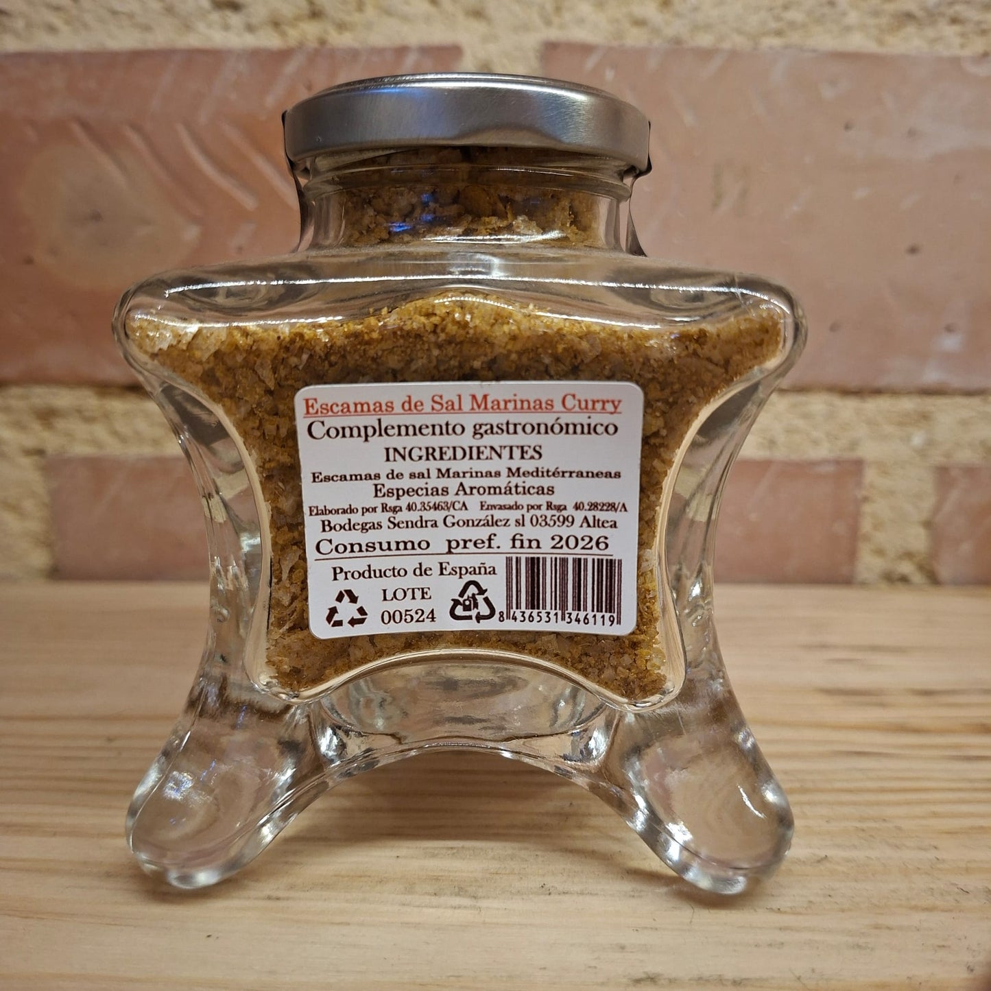 PRINCIPE DE AZAHAR | SAL ESCAMAS CURRY 150gr