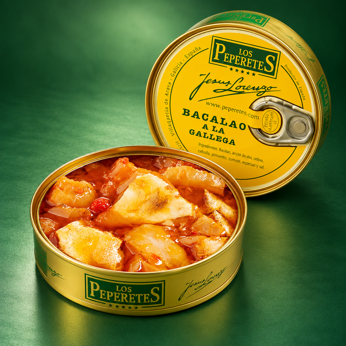 LOS PEPERETES | BACALAO A LA GALLEGA 120gr