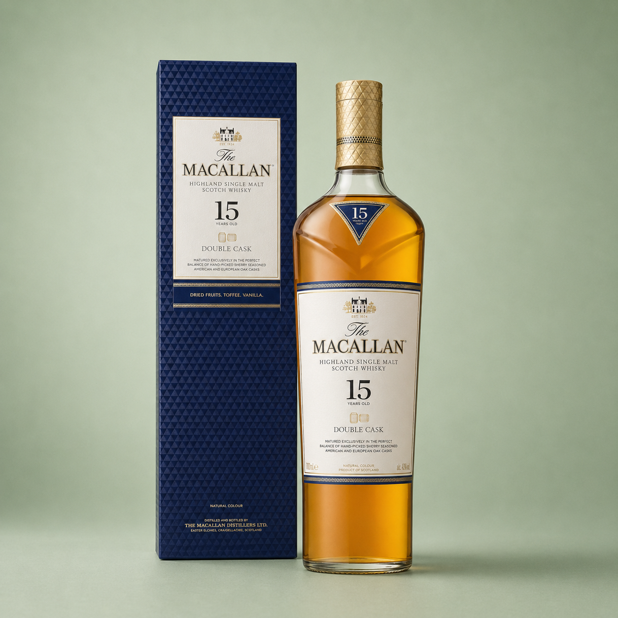THE MACALLAN | SINGLE MALT 15 YO DOUBLE CASK WHISKY 70cl