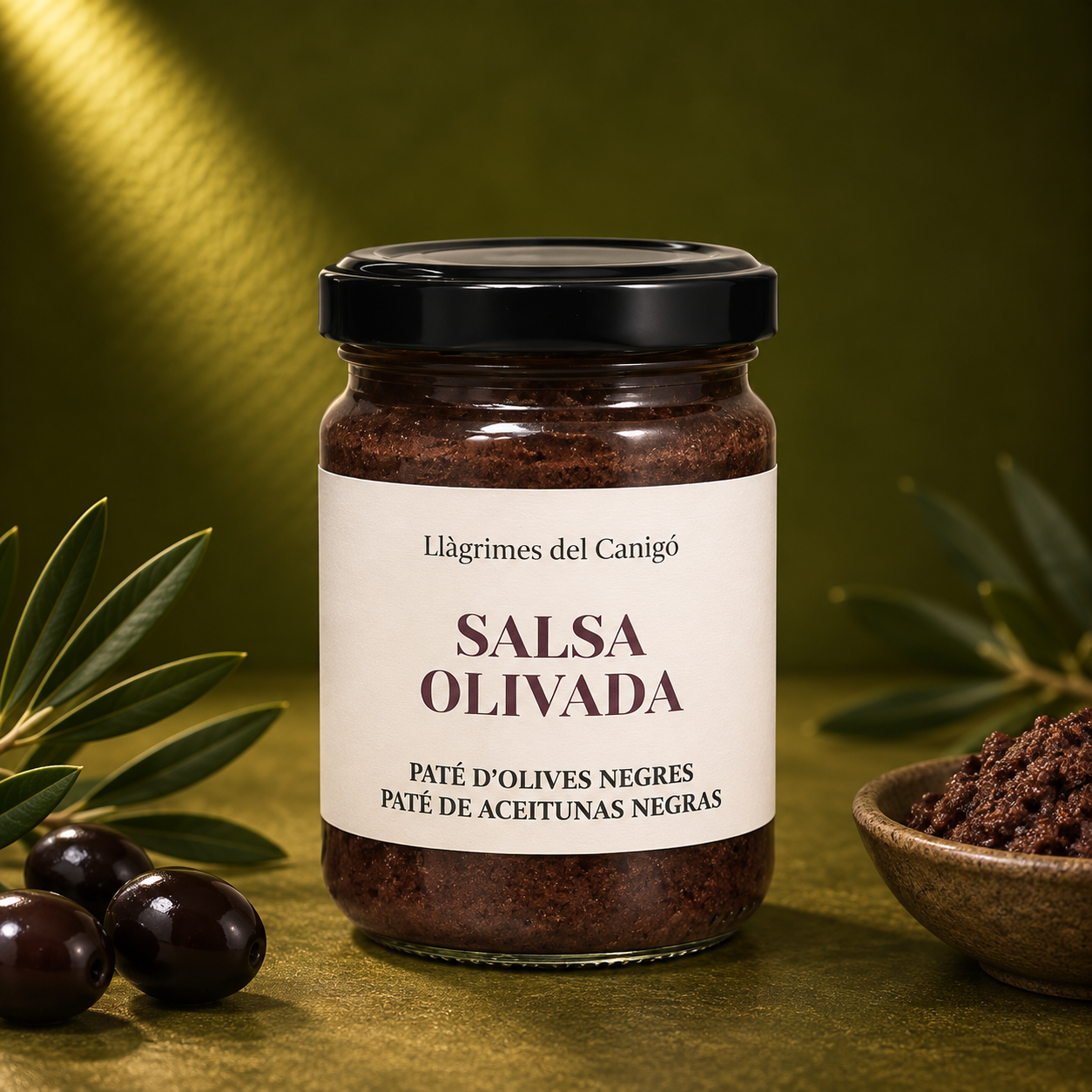 LLÀGRIMES DE CANIGÓ | SALSA OLIVADA NEGRA 140gr