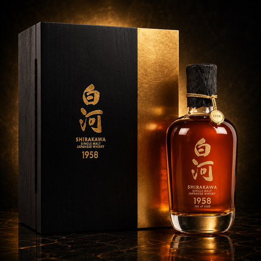 SHIRAKAWA 1958 SINGLE MALT JAPANESE WHISKY "LIMITED EDITION" 70CL