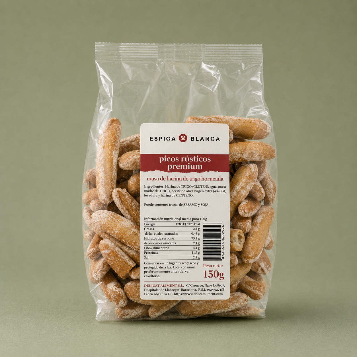 ESPIGA BLANCA | PICO RÚSTICO PREMIUM 150gr