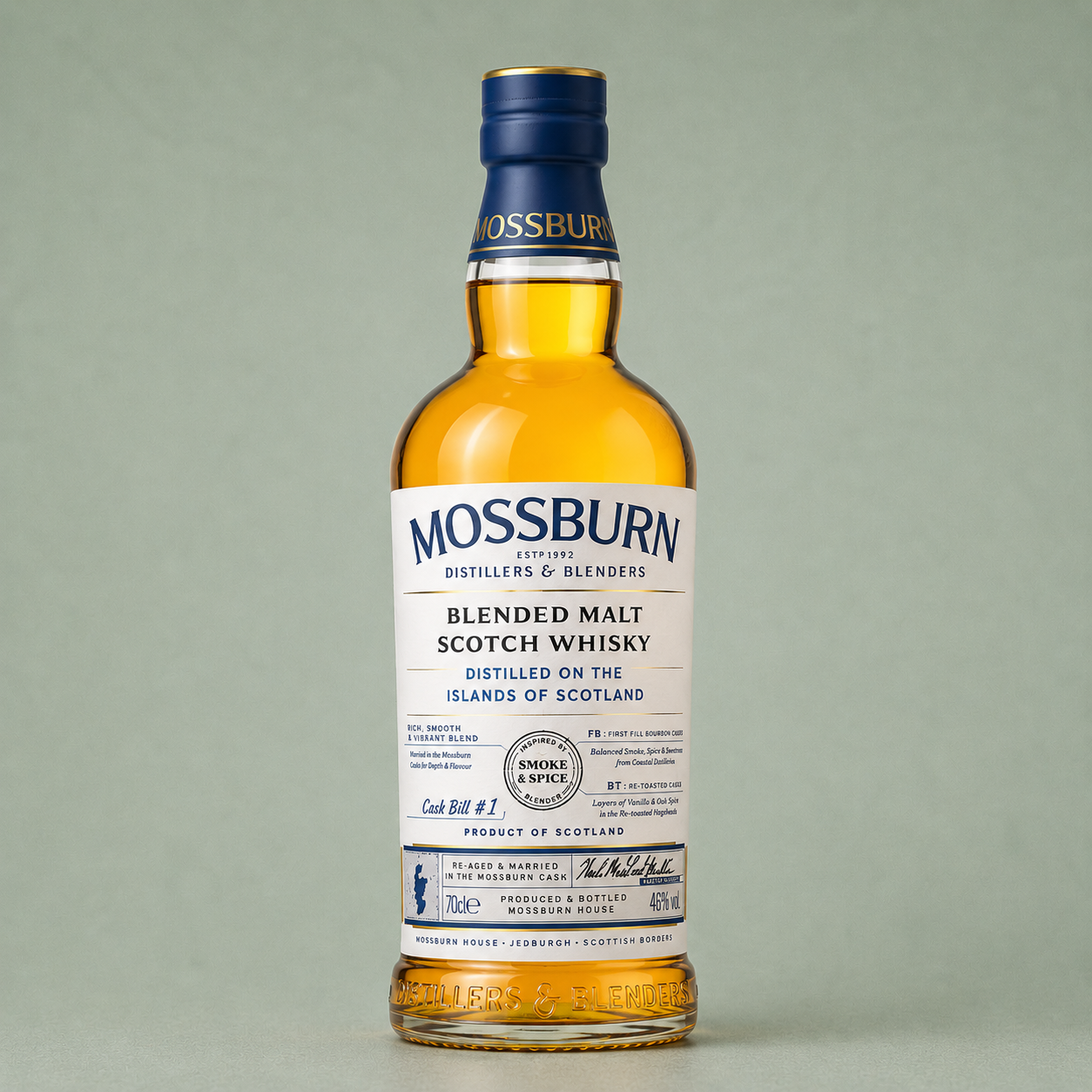 MOSSBURN | BLENDED MALT SCOTCH WHISKY 70cl