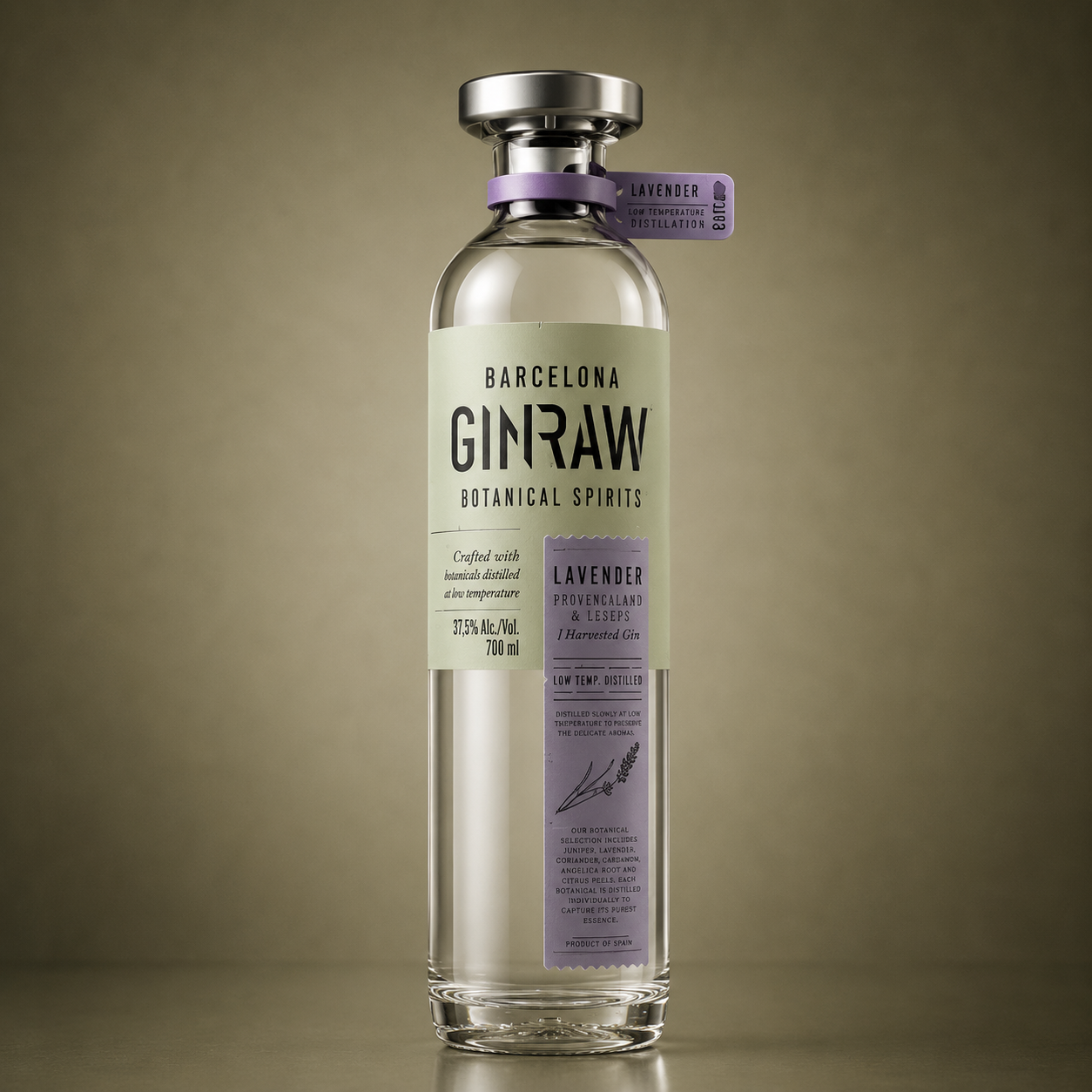 GINRAW | LAVENDER, POMEGRANATE & LEMON GIN 70cl
