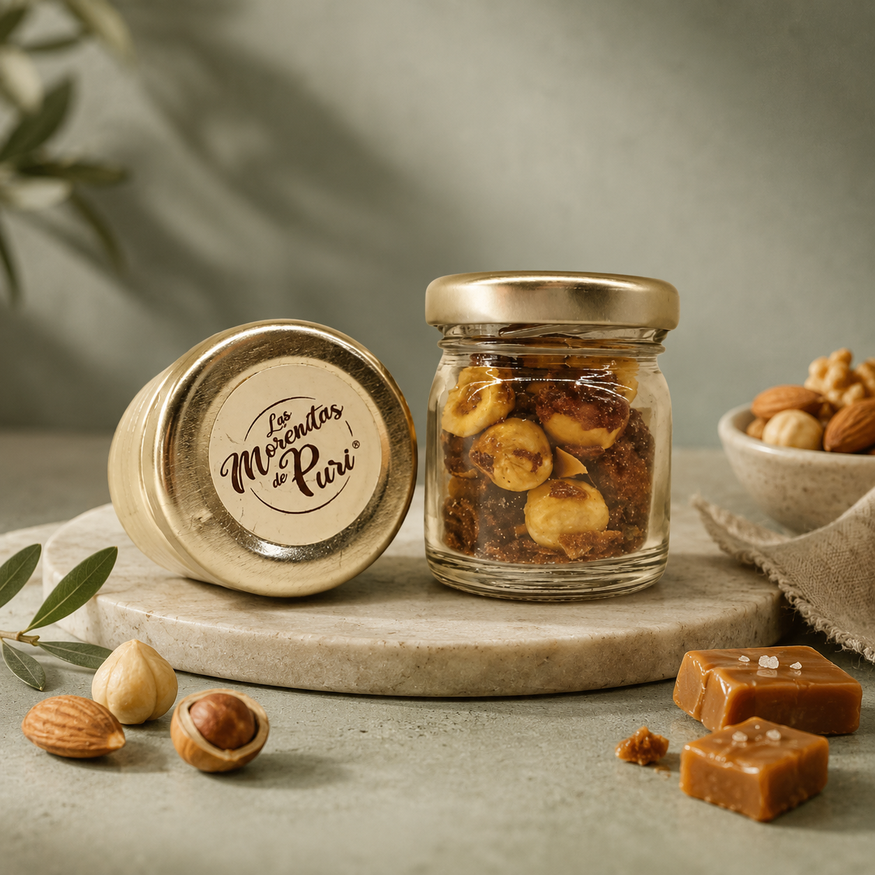 LAS MORENITAS DE PURI MINI GEKARAMELISEERDE HAZELNOTEN