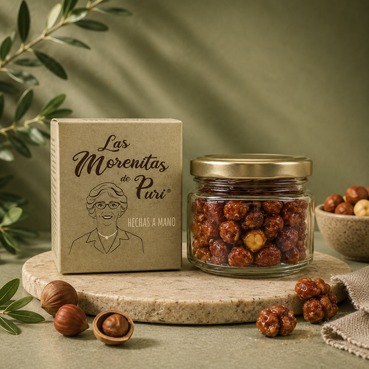 LAS MORENITAS DE PURI | AVELLANAS CARAMELIZADAS 125GR