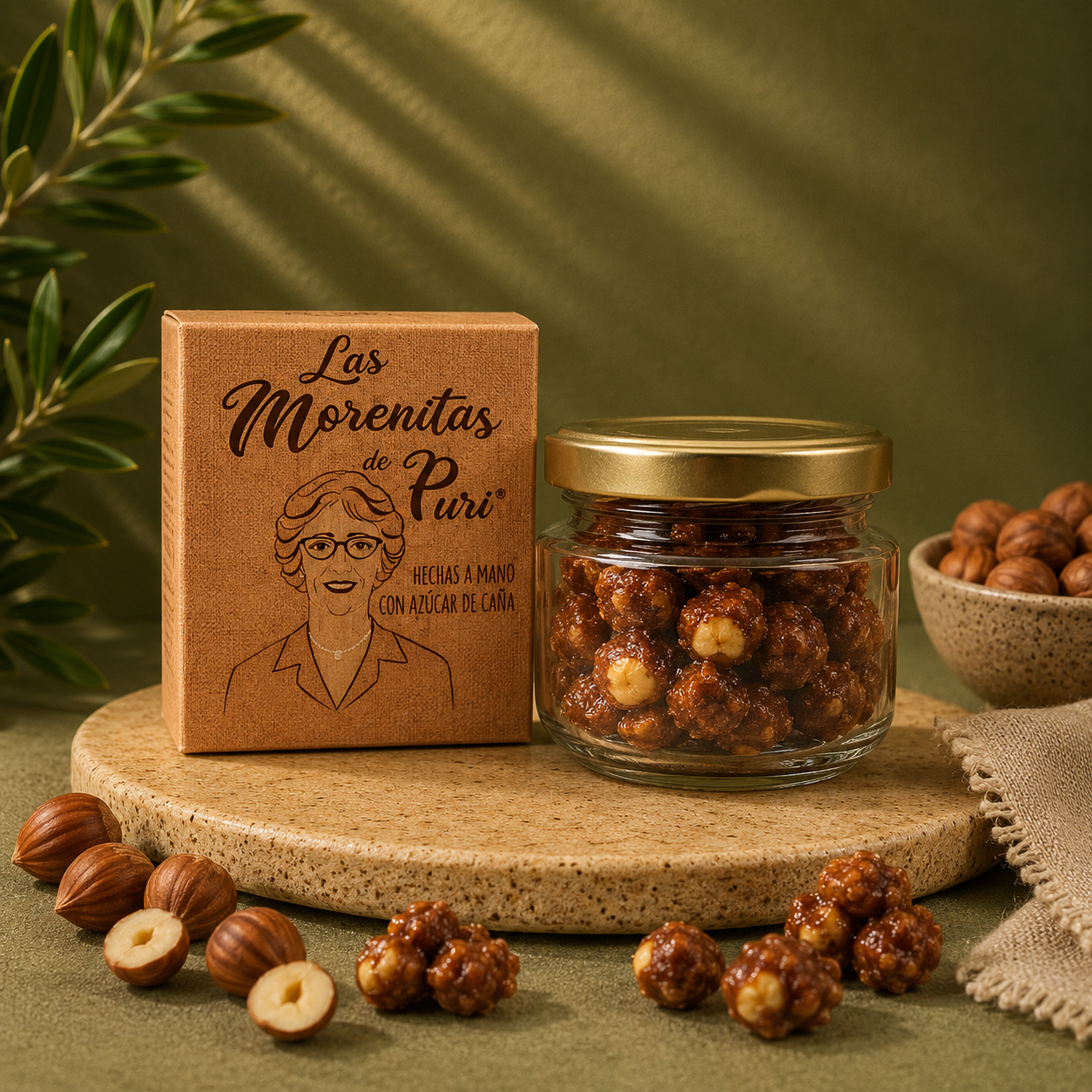 LAS MORENITAS DE PURI AVELLANAS CARAMELIZADAS 60GR