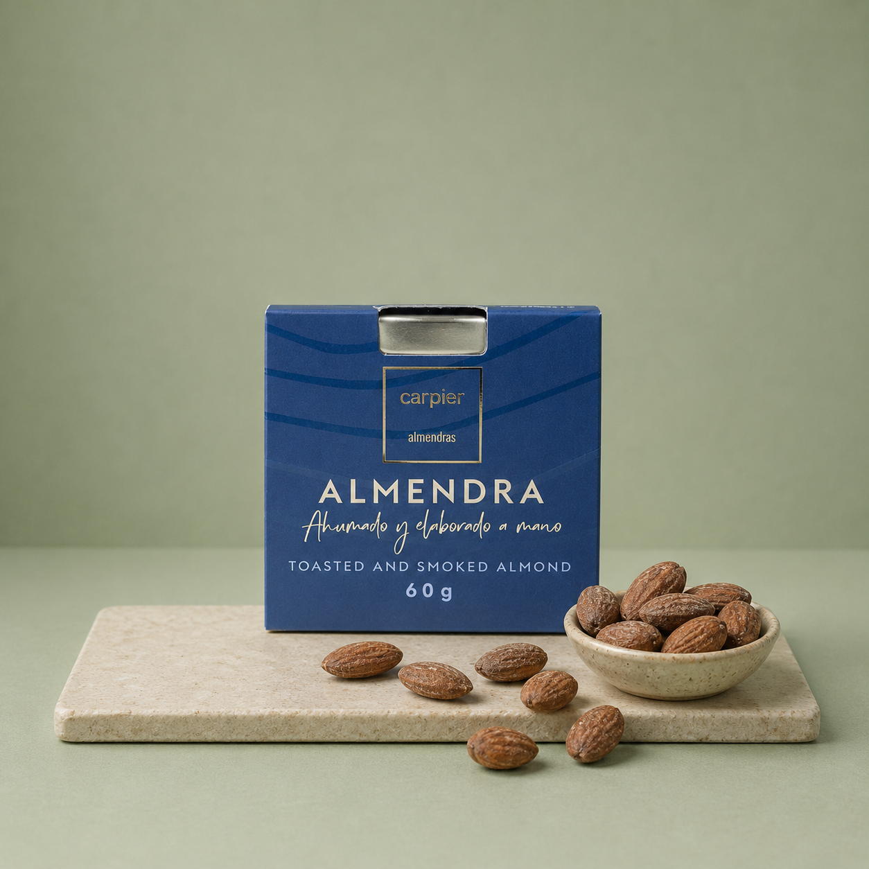 CARPIER | ALMENDRA MARCONA TOSTADA Y AHUMADA 60gr