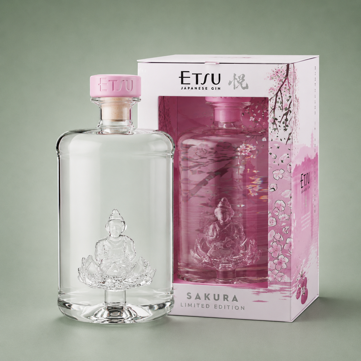 ETSU JAPANSE GIN SAKURA LIMITED EDITION 70CL
