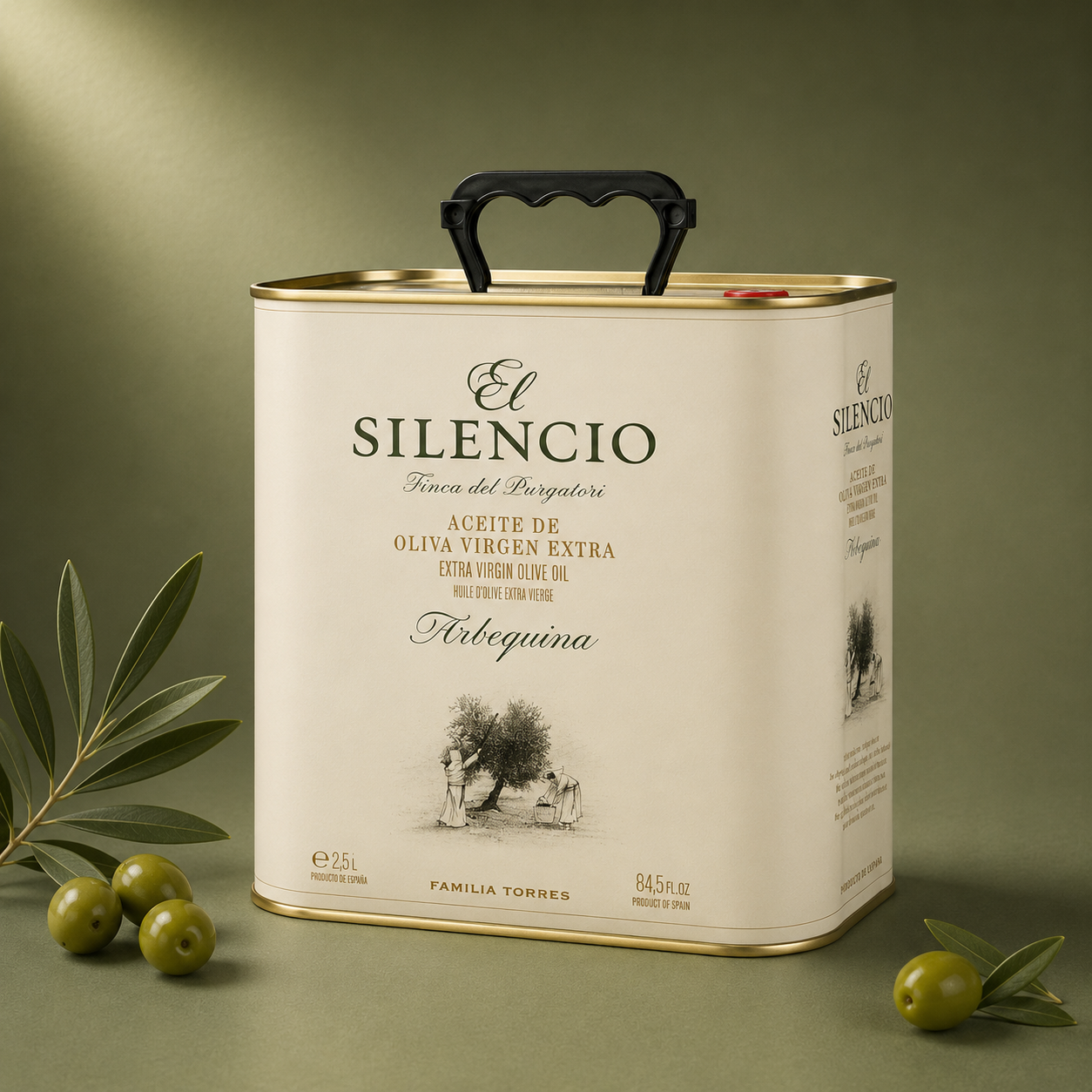 EL SILENCIO | AOVE ARBEQUINA LATA 2,5Lt