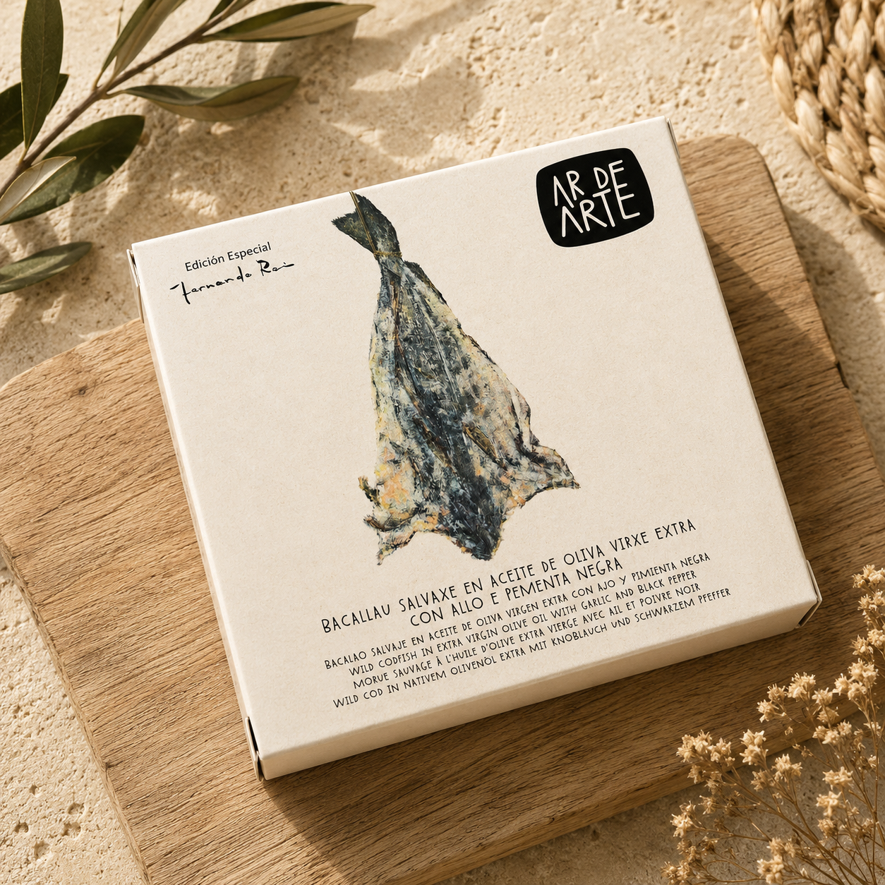 AR DE ARTE | BACALAO AOVE CON AJO Y PIMIENTA NEGRA