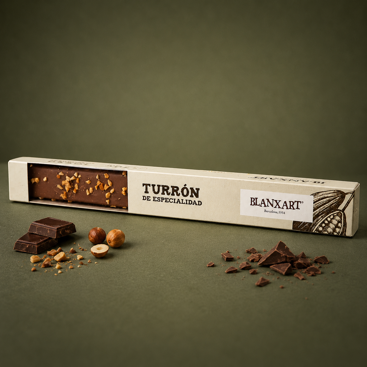 BLANXART | TURRÓN CACAHUETE Y MIEL 90gr