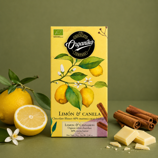ORGANIKO | CHOCOLATE LIMON  & CANELA 70gr