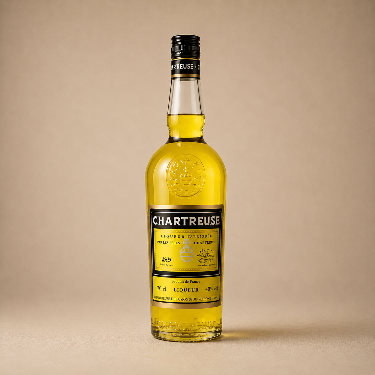 CHARTREUSE YELLOW LIQUEUR 70cl