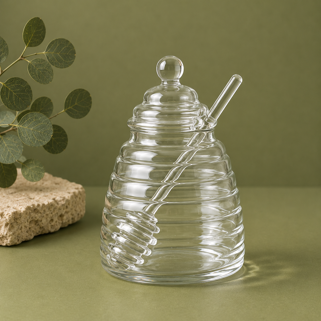 BOUQUET XALÓ | TARRO MIEL CRISTAL GRANDE