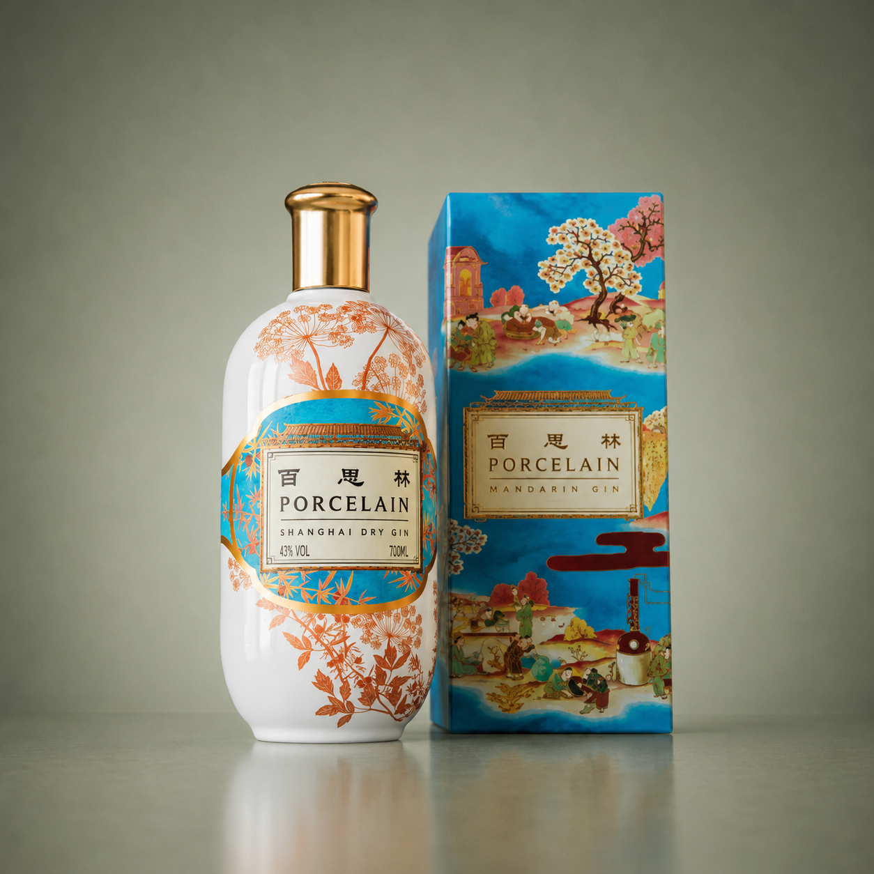 PORCELAIN SHANGHAI | DRY GIN 70cl