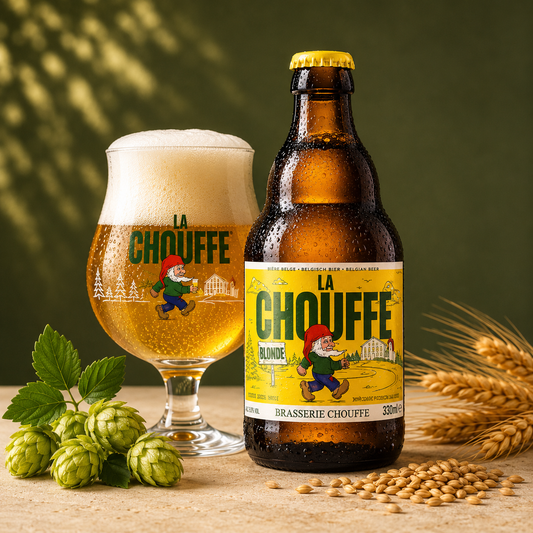 LA CHOUFFE CERVEZA RUBIA BELGA 33cl