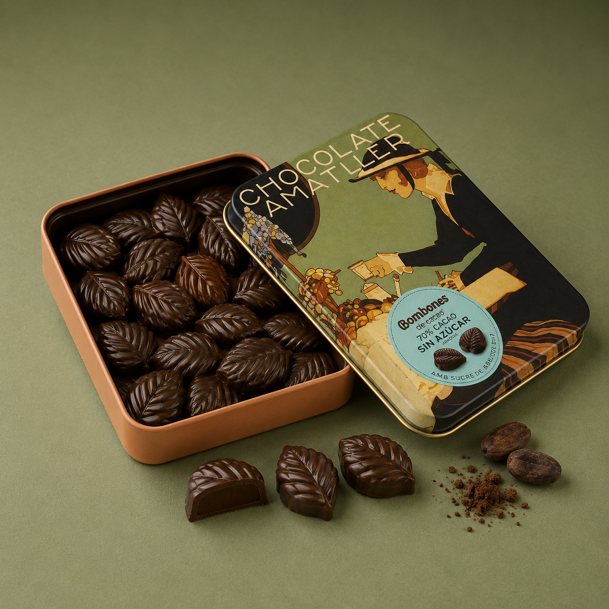 AMATLLER | LATA CHOCOLATE SAL DE MAL 60gr