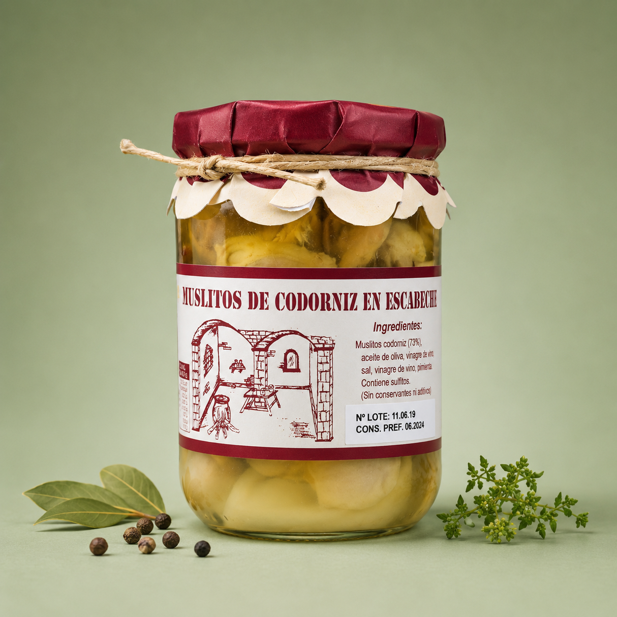 ESCABECHES ANTAÑO | MUSLITOS DE CODORNIZ EN ESCABECHE 505gr