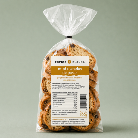 ESPIGA BLANCA | TOSTADITAS DE ARÁNDANOS 100gr