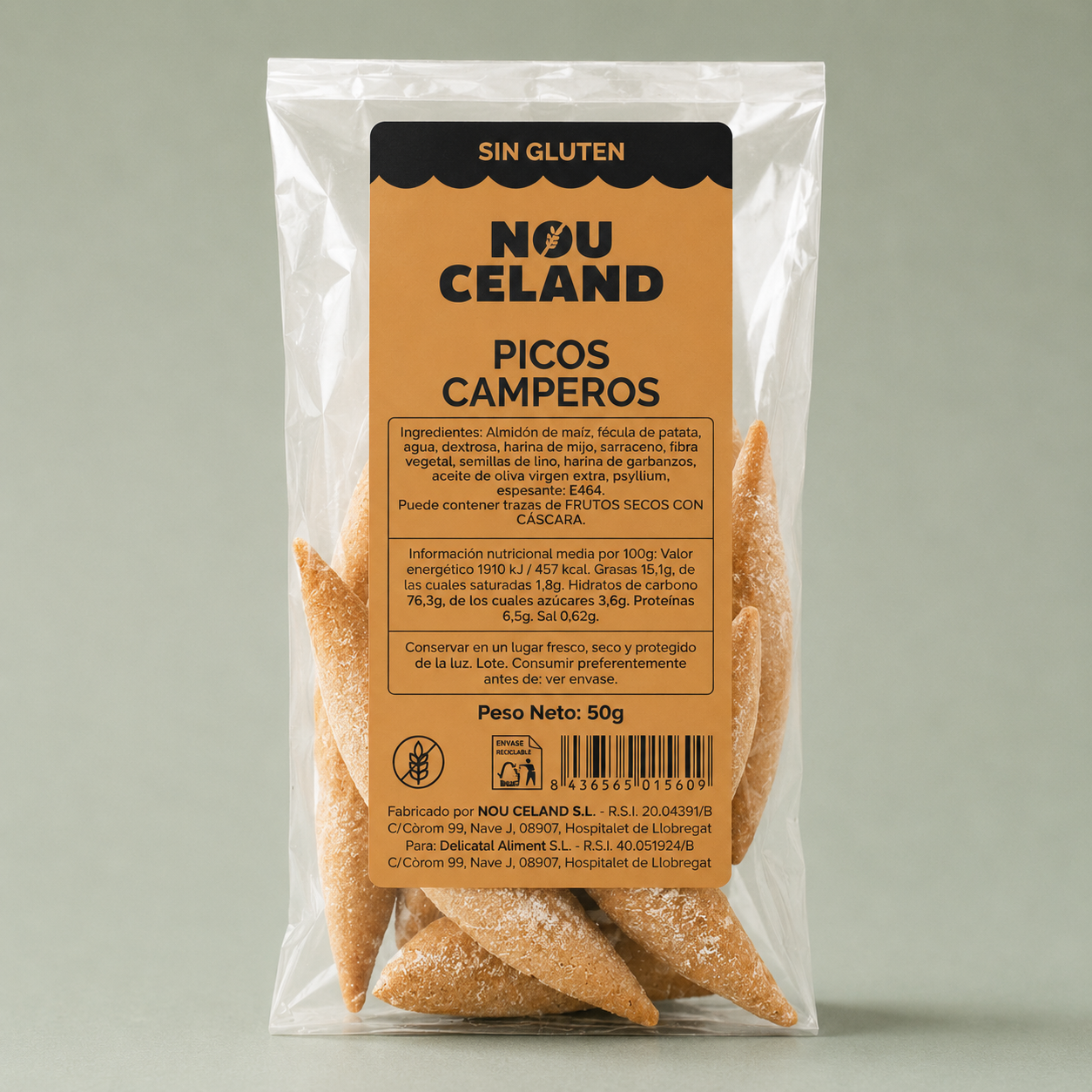 ESPIGA BLANCA | PICOS CAMPEROS SIN GLUTEN 50gr