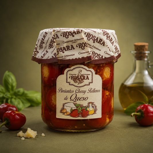 ROSARA | PIMIENTO CHERRY RELLENO DE QUESO 175gr
