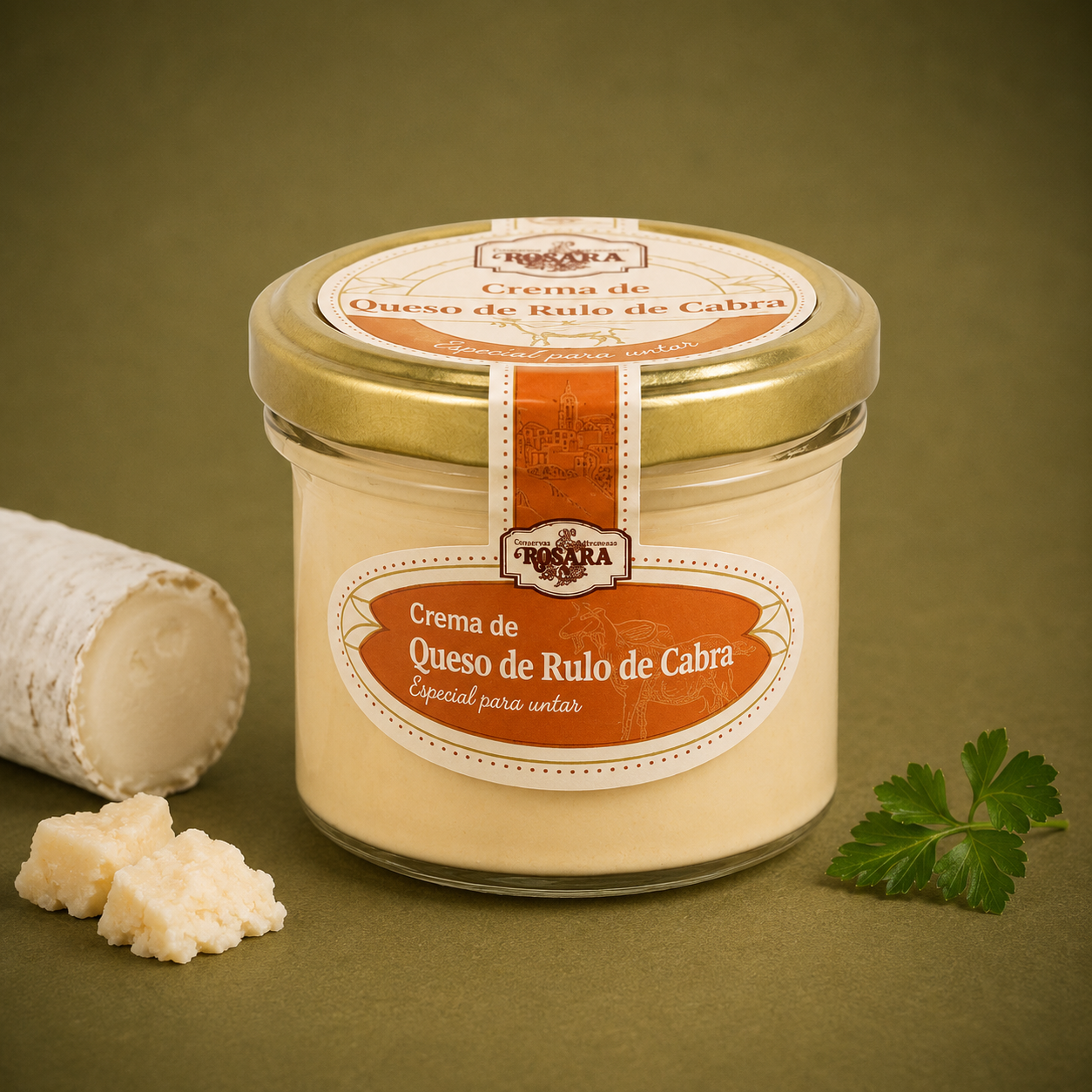ROSARA | CREMA DE QUESO DE RULO DE CABRA 100GR
