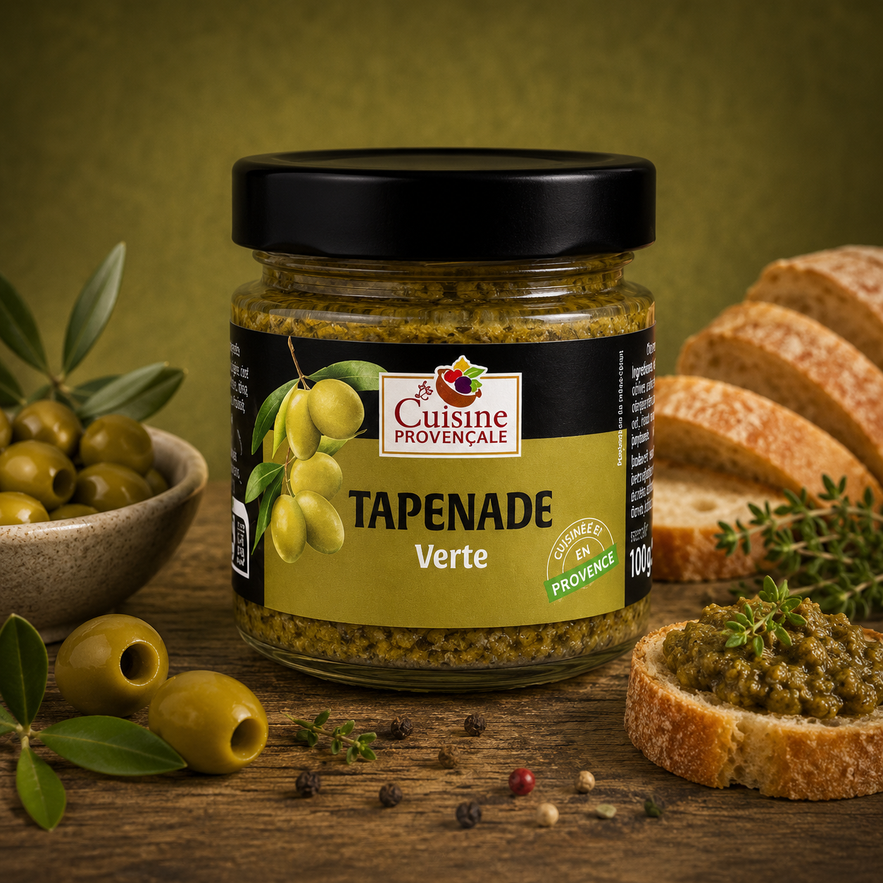 LA CUISINE PROVENÇALE | GREEN TAPENADE 100g
