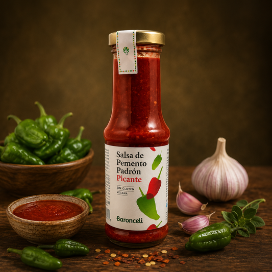 BARONCELI | TARRO SALSA DE PEMENTO PADRON PICANTE 200ml