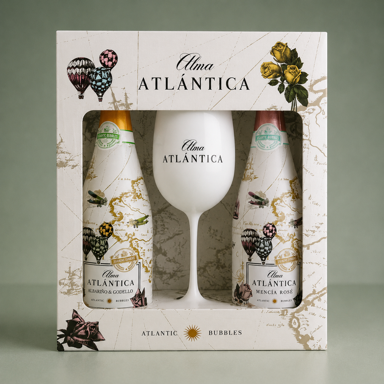 ALMA ATLANTICA | ESTUCHE  ESPUMOSOS + COPA