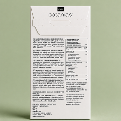 CUDIÉ | CATANIAS DARK CHOCOLATE 60gr