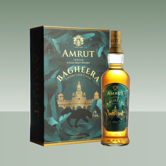 AMRUT MALT WHISKY "BAGHEERA" GESCHENKPAKKET
