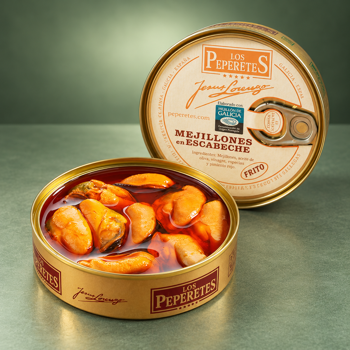 LOS PEPERETES | MEJILLONES EN ESCABECHE 8-10 PZAS 120gr