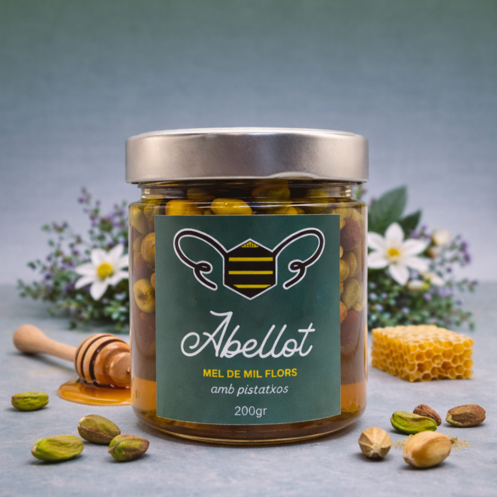 ABELLOT | MIEL DE MIL FLORES CON PISTACHOS 200gr