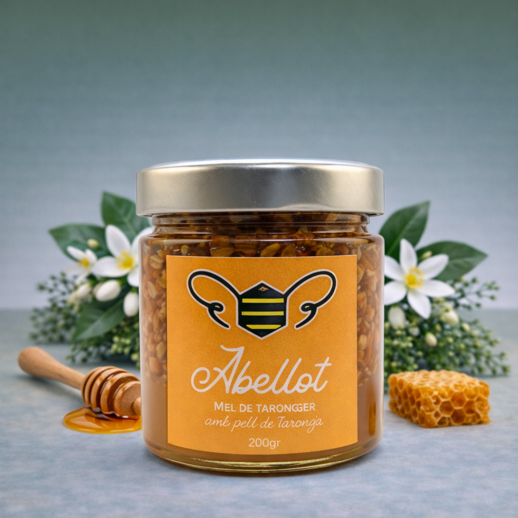 ABELLOT | Mel DE TARONGER AMB PELL DE TARONJA  200gr