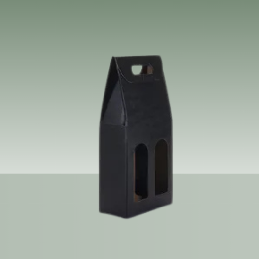 ESTUCHE NEGRO 2 BOTELLAS