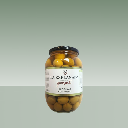 LA EXPLANADA ACEITUNA MANZANILLA HUESO 500G